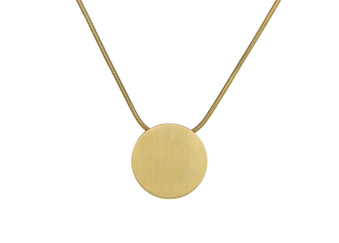 Round Plain Pendant- Bronze Image