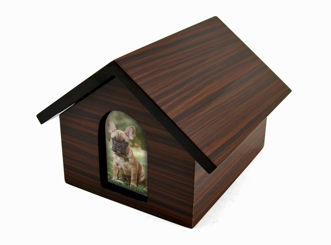 Dog House Urn- Brown Image